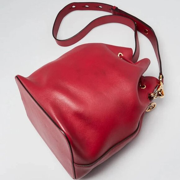 Fendi Strawberry Calfskin Leather Mon Tresor Bucket Bag - Picture 3 of 11